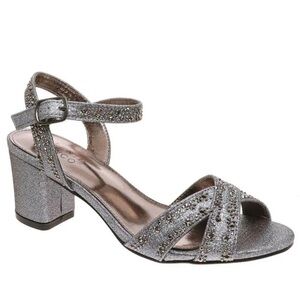 Valenti Franco by Pierre Dumas Women's Leona 6 Pewter Size 9 Sandals Shoes